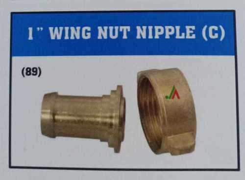 I Brass Nut Nipple (C)