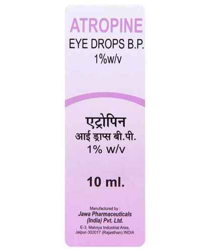 Atropine Eye Drops Age Group: Adult