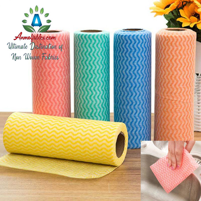 SPUNLACE NONWOVEN FABRIC FOR TOWEL