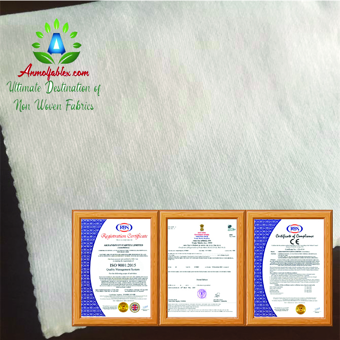 SPUNLACE NONWOVEN FABRIC FOR WET WIPES IN NONWOVEN FABRIC