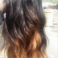 Temple Half Golden Half Black Hair