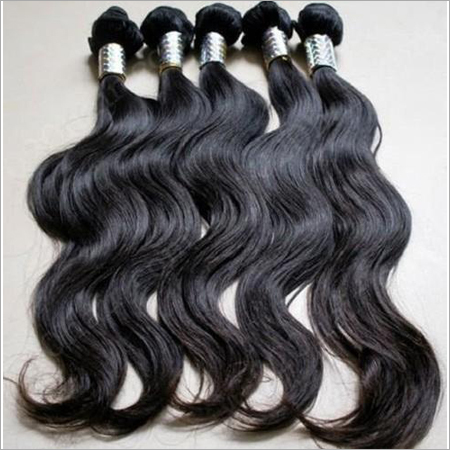 Indian Body Weave Hair - Color: Black