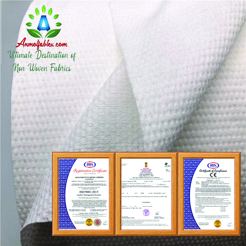 White Customize Pp 40Gsm Cotton Baby Diaper Parallel Spunlace Nonwoven Fabric For Wet Wipes