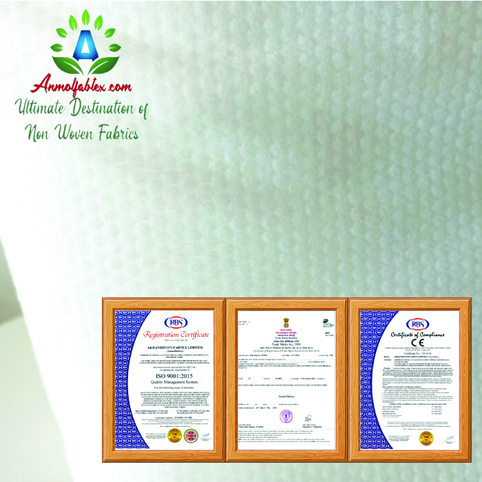 NON WOVEN SPUNLACE FABRIC FOR ALCOHOLIC MEDICAL