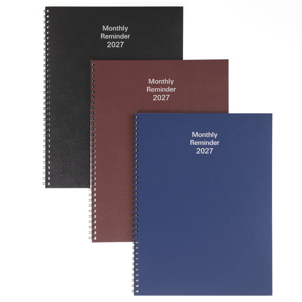Monthly Reminder Book - Binding: Spiral Binding
