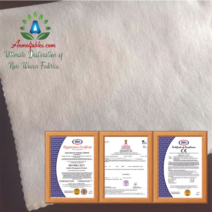 Material 100% Cotton Spunlace Non Woven Nonwoven Fabric