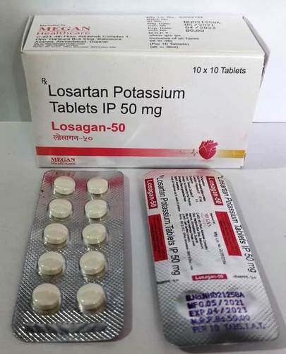 LOSARTAN POTASSIUM TABLETS IP 50 MG