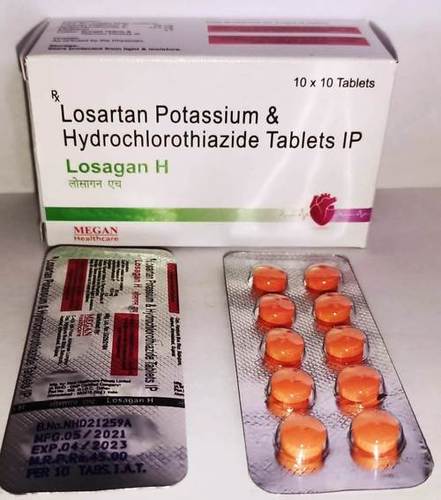 LOSARTAN POTASSIUM & HYDROCHLOROTHIAZIDE TABLETS IP
