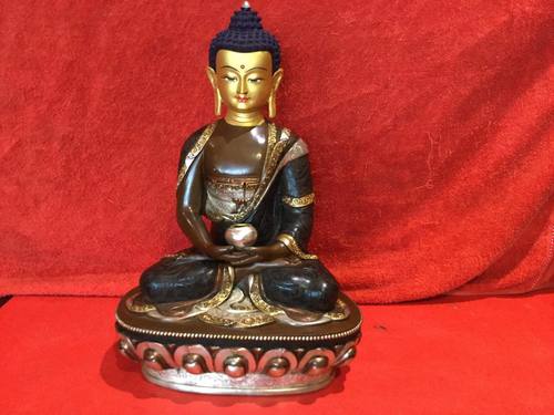 Black Antique Buddha Statues