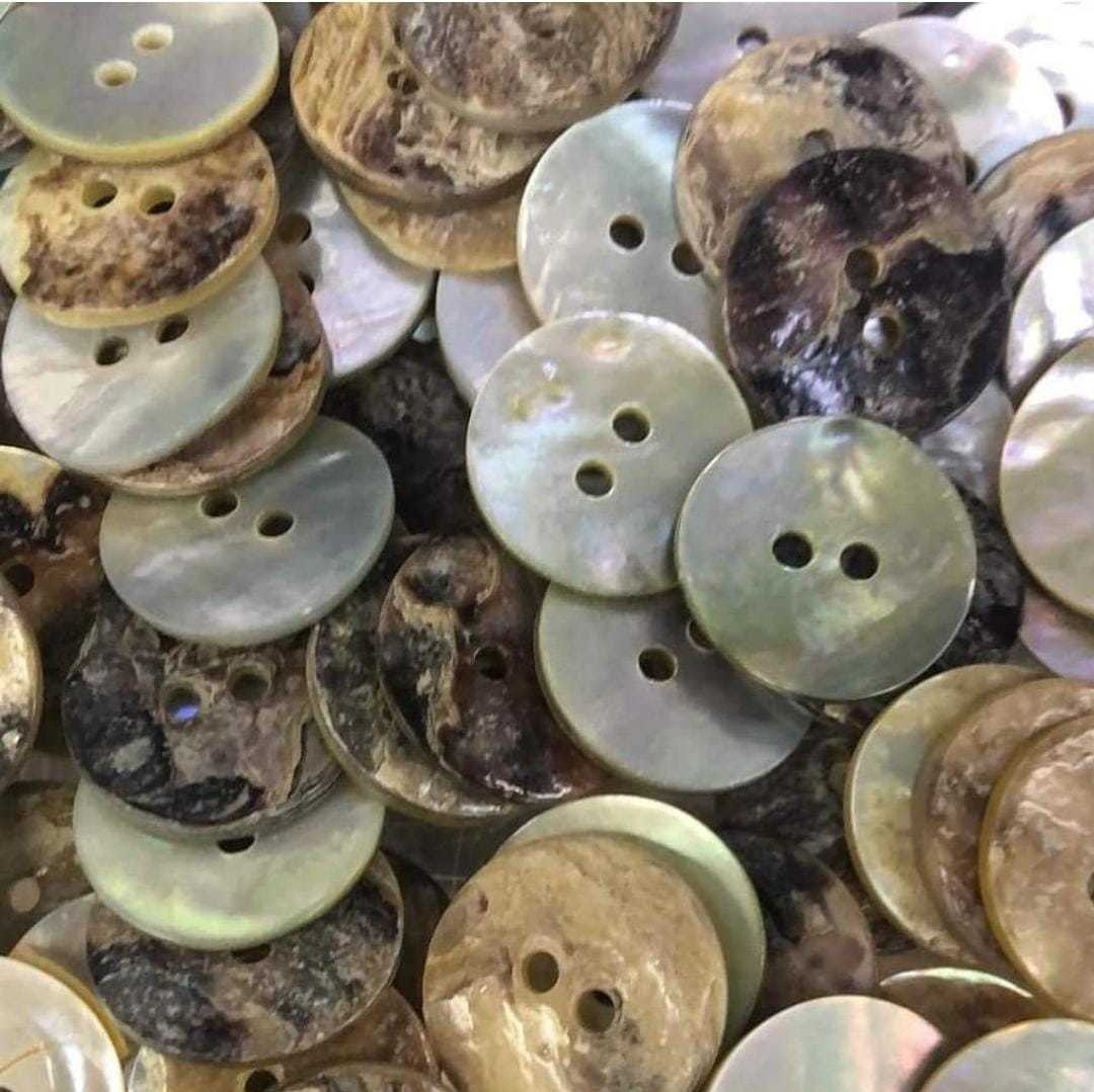 Natural Akoya Shell Buttons