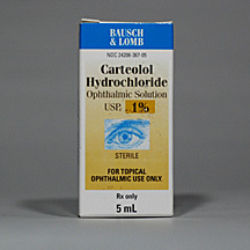 Carteolol Hcl Eye Drops Age Group: Adult