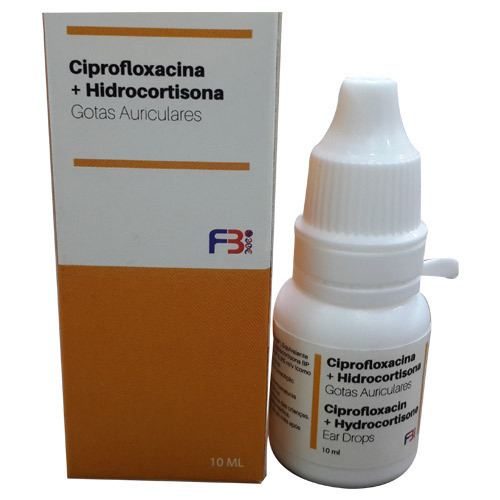 Ciprofloxacin + Hydrocortisone Ear Drops