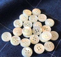 100 White Mother Of Pearl Buttons