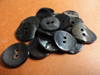 Black Mussel Shell Buttons