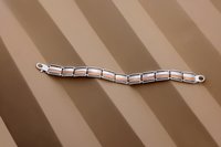 Sterling Silver Two-Tone Bracelets, Light Weight for UNISEX