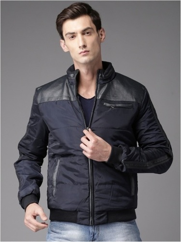 FULL SLEEVE MIX N MATCH QUILTED BOMBER JACKET (KA150)