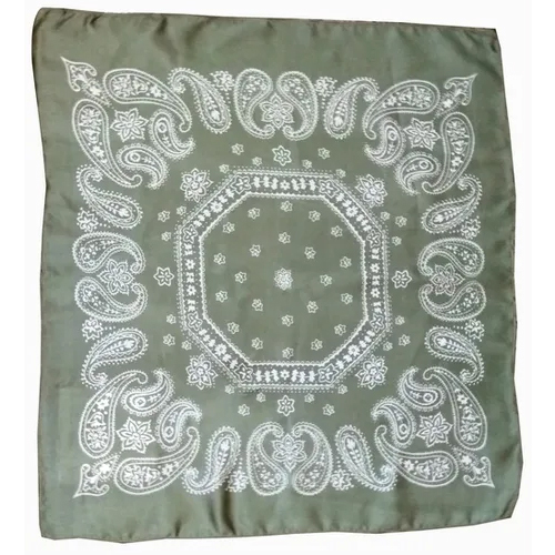 Satin Square Printed Fancy Bandana