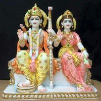 Ram Sita Marble Statue