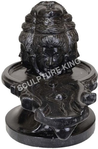 Sculpture Black Marble Shivling