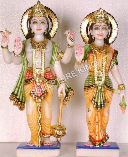 Laxmi-Narayan Marble Statue