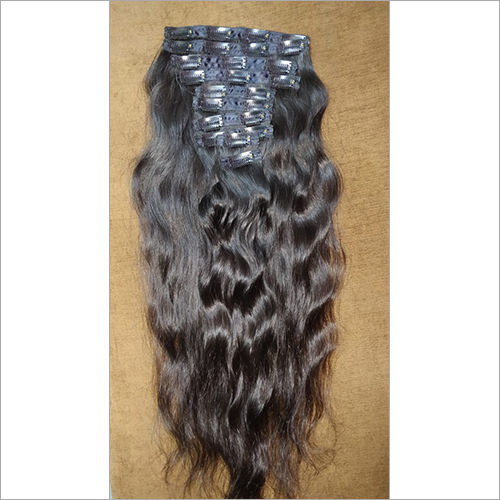 100%  Natural Machine Weft Hair