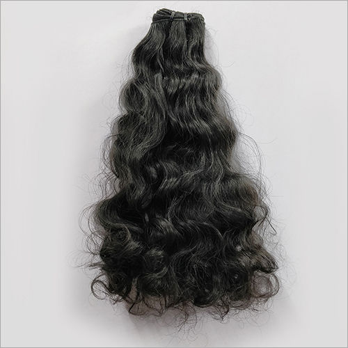 Machine Weft Bundles Natural Wavy