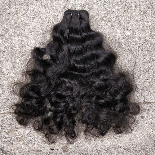 Black Indian Machine Weft Hair