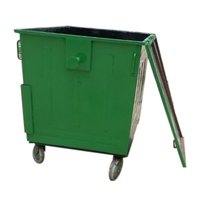1100 Ltr Ms Wheeled Dustbin