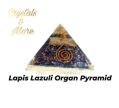 Lapis Lazuli Orgone Pyramid By CRYSTALS AND MORE EXPORTERS