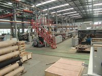 Plastic hollow universal sheet making machine PP plastic hollow universal sheet making machine