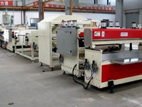 Plastic hollow universal sheet making machine PP plastic hollow universal sheet making machine