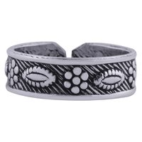PLAIN INTRICATE 925 STERLING SOLID SILVER HANDMADE TOE RING