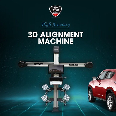 3D Wheel Alignment Machine Four Post Lift