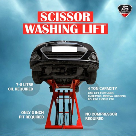 PSL800 Portable Car Washing Scissor Lift