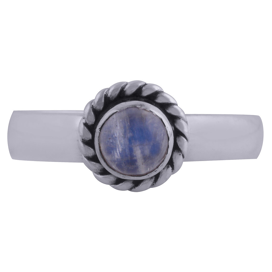RAINBOW NATURAL GEMSTONE 925 STERLING SOLID SILVER ROUND CABOCHON HANDMADE TOE RING