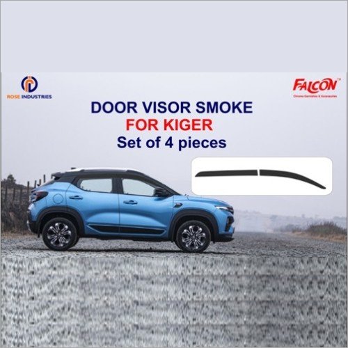 KIGER DOOR VISOR SMOKE GREY COLOR