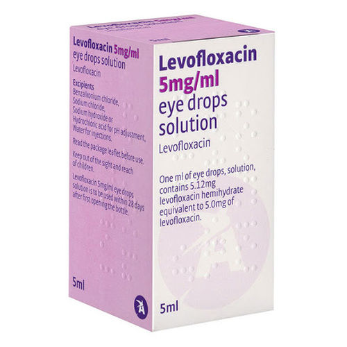 Levofloxacin Eye Drops Age Group: Adult