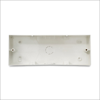 8M Surface Mounting Box - Plastic, 8M, Off-White | Durable, Temperature Resistant, Brass Insert Holes, Easy Install