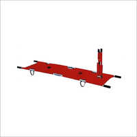 2 Fold Folding Stretcher - Color: Red