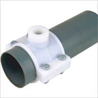 Plastic Saddle - Pvc, Various Sizes | White, Ideal For Tapping Di & Ci Pipes, Long Distance Irrigation Solution