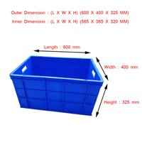 Crate Blue Sch 600xx400x325 1000000584