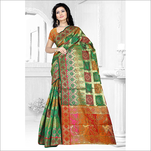 Casual Ladies Patola Silk Sarees