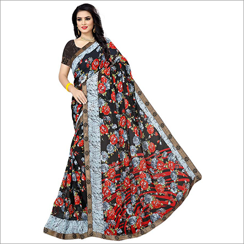 Ladies Designer Printed Sarees - Quality Fabric, Soft Texture | Casual Wear for All Seasons, Stunning Printed Patterns