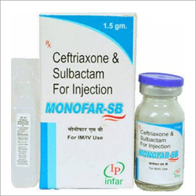 Ceftriaxone And Sulbactam For Injection Ingredients: Ceftriaxone+Sulbactum