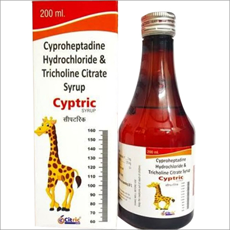 Cyproheptadine Hydrochloride And Tricholine Citrate Syrup Generic Drugs