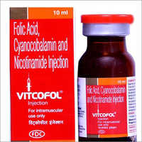 Folic Acid, Cyanocobalamin And Nicotinamide Injection Health Supplements