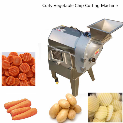 YD-3B Curly Potato Carrot Chip Cutting Machine