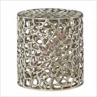 Silver Lattice Side Nesting Tables