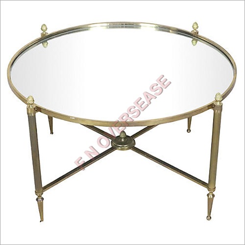 Cast Brass Table With Antique Finish Table