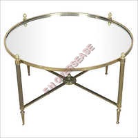 Cast Brass Table With Antique Finish Table